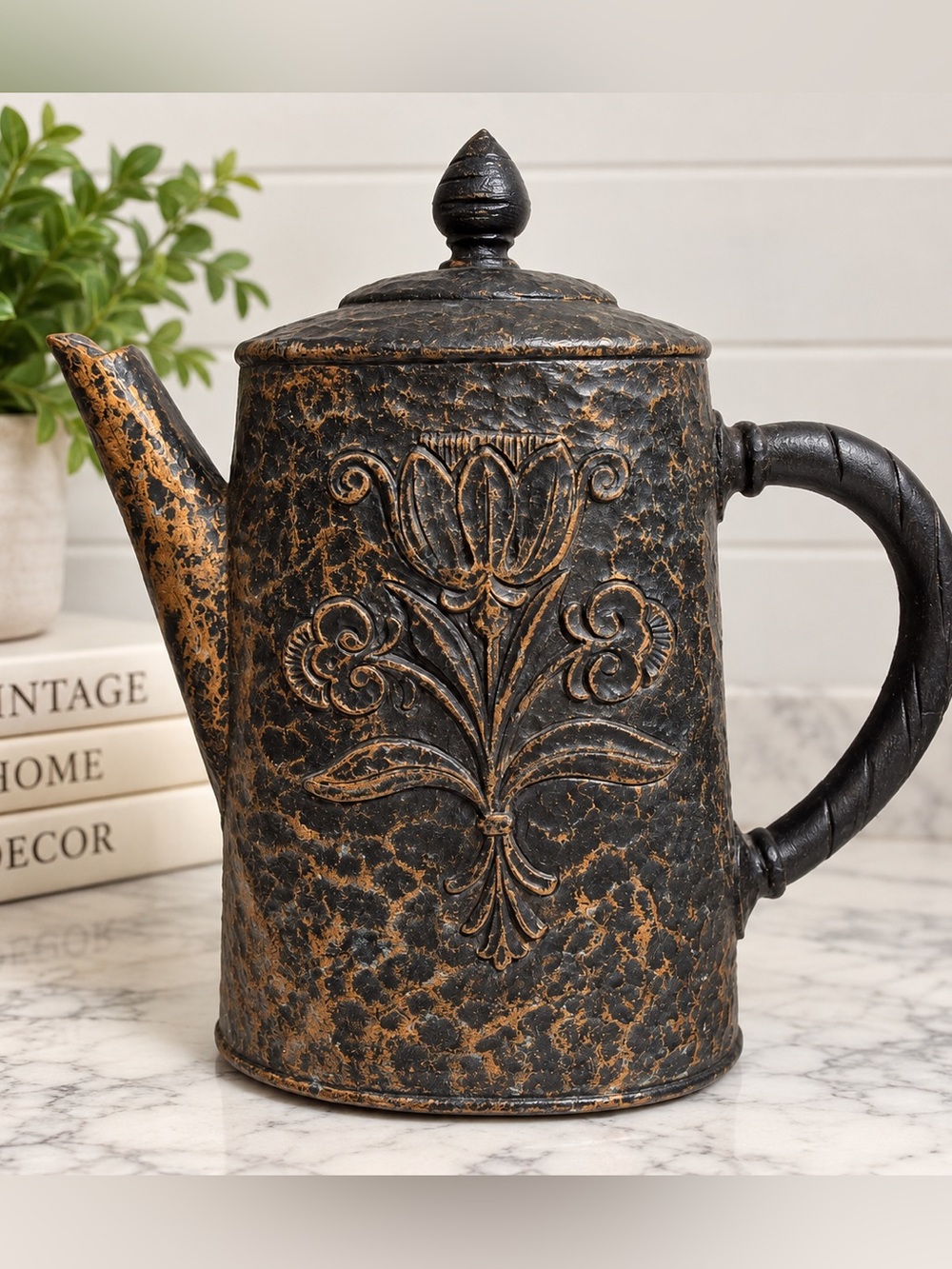Vintage 1972 MCM HOMCO Dart Ind. Coffee Pot & Teapot Decor Set